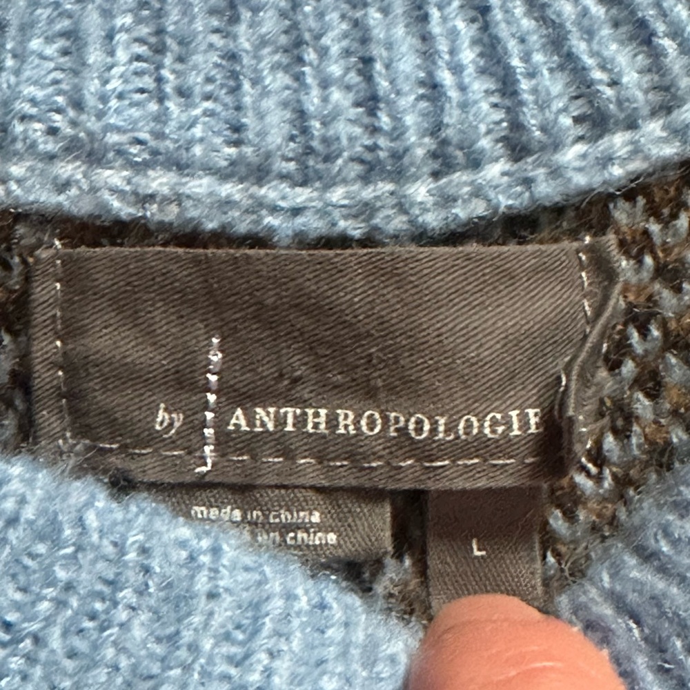 Anthropologie Soft Blue Sweater